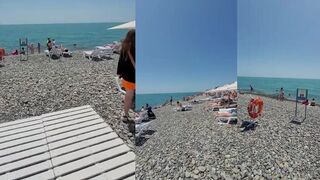 Beach Olympic Park Sochi, прогулка вдоль моря и поиск мест для вечерней рыбалки