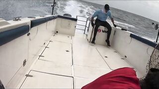 GT Sri Lanka: морская рыбалка на гигантского тревалли у скалистого берега