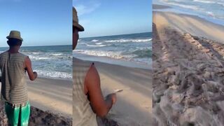 Традиционная рыбалка на Шри-Ланке лодки сети и океан под ногами