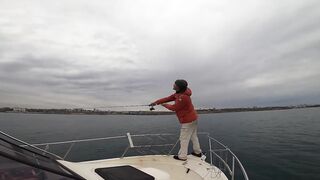 Севастополь рыбалка Kokos 2019 - береговые забросы на Чёрном море ранним утром