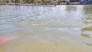 82 килограмма карпа в пекинском пруду трофейная рыбалка и проверка снастей на прочность