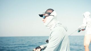 Морская рыбалка в Фуджейре на поппер днём а вечером эту рыбу готовят в ресторане