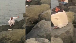 Рыбалка в Фуджейре день на море у побережья ОАЭ и сильные поклёвки на джиг