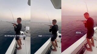 Так проходит обычная вечерняя морская рыбалка в Фуджейре если знать места