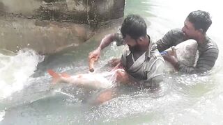 Крупная рыба рвёт сети озёрная рыбалка на Шри-Ланке охота за ctala и rohu