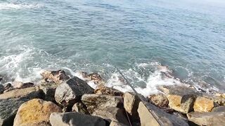 Рыбалка с рыболовного молла в Хиккадуве морская рыбалка на Шри-Ланке в 2024 году