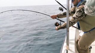 GT ломает два спиннинга морская рыбалка на Шри-Ланке и жёсткая схватка в Хиккадуве