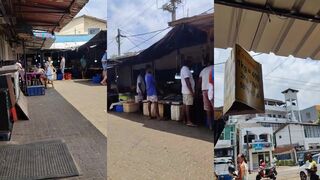 Рыбный рынок в Хиккадуве Шри-Ланка утренний торг и весь улов ночной морской рыбалки