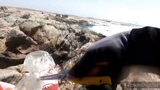 Mirbat Salalah Oman уборка берега после утреннего выхода на воду