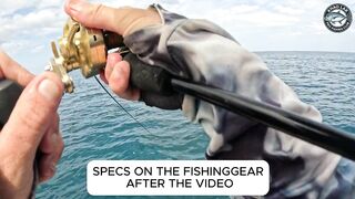 Diamond trevally рвёт снасть - джиг с тайской лодки у побережья Khao Lak Thailand