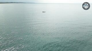 Рыболовные районы у Khao Lak вид с дрона на охотничьи места и тропическое побережье Таиланда