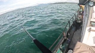 Отличный день на Андаманском море морская рыбалка в Таиланде с гостями из UK и France