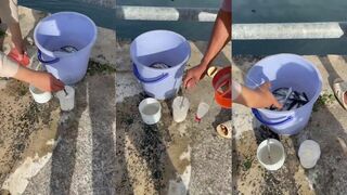 Морская рыбалка в Phan Thiết (Фантьет) кефаль у берега и простой монтаж