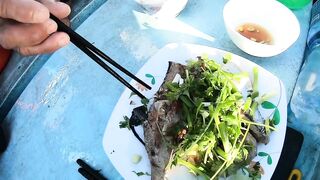 Ngày đầu ra khơi на đảo Phú Quý 2025 - морская рыбалка на Phú Quý. Что за монстр?