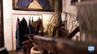 На борту G8388 в Jinshanzui последняя рыбацкая деревня Shanghai (Шанхай)