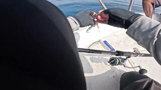 морская рыбалка на Hikkaduwa с GT короткий выезд и мощные рывки