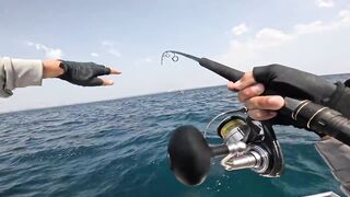 морская рыбалка на Hikkaduwa с GT короткий выезд и мощные рывки