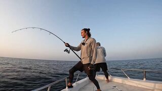 морская рыбалка на Hikkaduwa с GT короткий выезд и мощные рывки