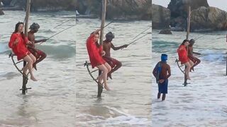 Stilt fishing по шри ланкийски как ловят на сваях и почему это работает