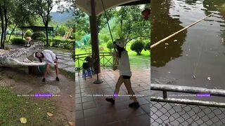 Ловля крокодилов во Вьетнаме это вообще законно и как это выглядит