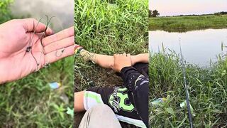 Câu cá bằng chùn nho с cậu cả. На что лучше клюет сегодня?