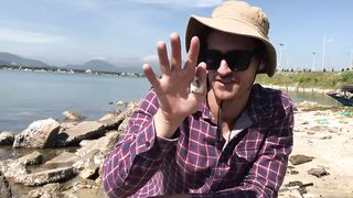 Cam Ranh VIỆT NAM поймал рыбу еж что делать с такой добычей?