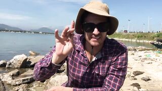 Cam Ranh VIỆT NAM поймал рыбу еж что делать с такой добычей?