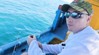 морская рыбалка в Нячанге нереальный клев и удары на каждом забросе