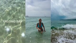 Южно-китайское море остров Хайнань (Hainan) Китай что там у берега