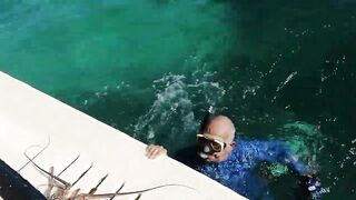 Cuba Varadero лангусты и вечерний стол после морского выхода