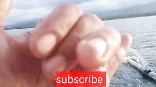 Как ловят tongkol по старинке в Bali на открытой воде у местных