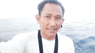 Как ловят tongkol по старинке в Bali на открытой воде у местных