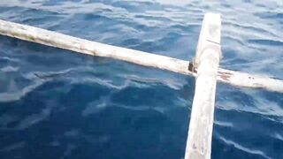 Как ловят tongkol по старинке в Bali на открытой воде у местных