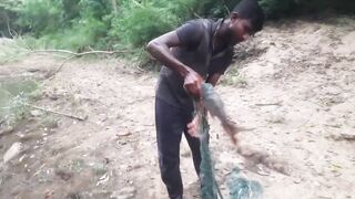 Sri Lanka: cast net fishing и как местные ловят сетью без спиннинга