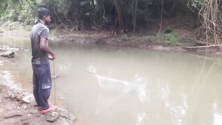 Sri Lanka: cast net fishing и как местные ловят сетью без спиннинга