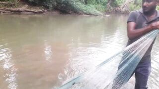 Sri Lanka: cast net fishing и как местные ловят сетью без спиннинга