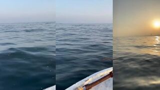 Alexandria EGYPT в 6:00 утра, море и первые минуты на набережной