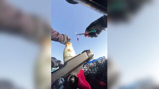 Golden Trevally на каяке в Doha Qatar как не слить рыбу у борта