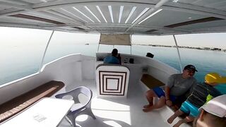 Семейная морская рыбалка в Египте, сняли яхту и вышли на воду