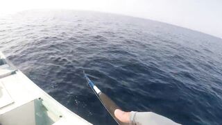 морская рыбалка в Oman перетяг с yellowfin tuna и Shimano Stella SW14K в деле