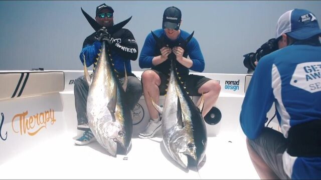 Маскат, yellowfin сверху и дельфины - рыбалка в Омане по topwater