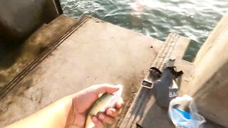 GoPro Hero9 POV - ловля у Hua Hin Fishing Pier глазами рыбака и тест камеры