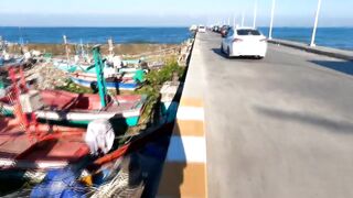 GoPro Hero9 POV - ловля у Hua Hin Fishing Pier глазами рыбака и тест камеры