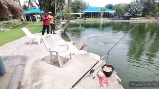 Hua Hin Fishing Lodge Sep 2024 гигантский сиамский карп и тяжелая борьба