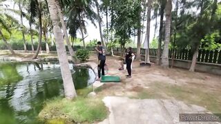 Hua Hin Fishing Lodge Sep 2024 гигантский сиамский карп и тяжелая борьба