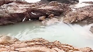 东海 под дождем и бой с 青蟹 кто выдержит этот замес в яме?