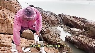 东海 под дождем и бой с 青蟹 кто выдержит этот замес в яме?