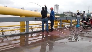 DANANG: câu cá úc на Sông Hàn - какая снасть и где брать наживку