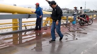 DANANG: câu cá úc на Sông Hàn - какая снасть и где брать наживку