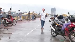 DANANG: câu cá úc на Sông Hàn - какая снасть и где брать наживку